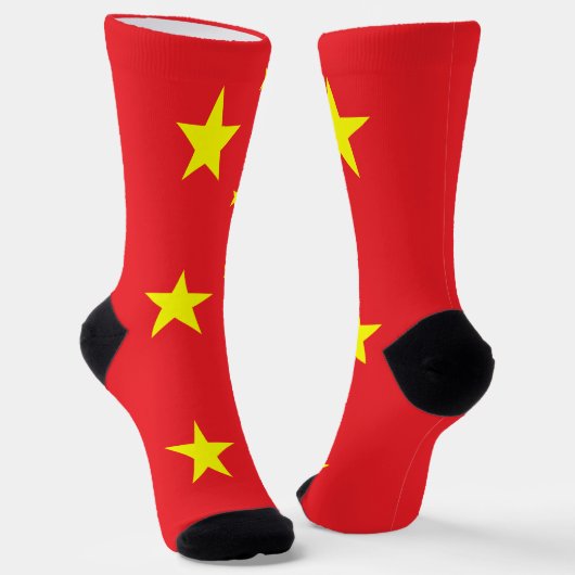 Chinesische Flagge Socken (Gewinkelt)