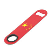 Chinesische Flagge Speed Flaschenöffner (Rückseite Schrägansicht)