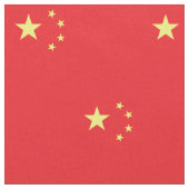 Chinesische Flagge Stoff (Nahaufnahme)