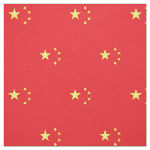 Chinesische Flagge Stoff
