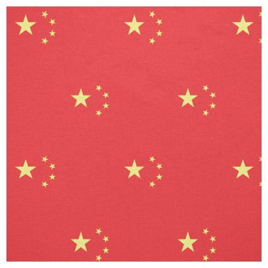 Chinesische Flagge Stoff (Muster)