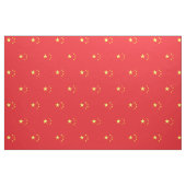 Chinesische Flagge Stoff (Fat Quarter (45,7 x 55,9 cm))