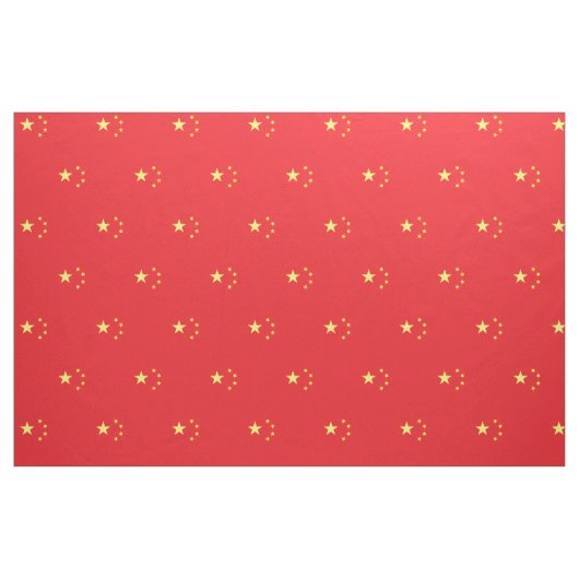 Chinesische Flagge Stoff (Fat Quarter (45,7 x 55,9 cm))