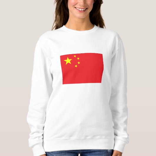 Chinesische Flagge Sweatshirt (Vorderseite)