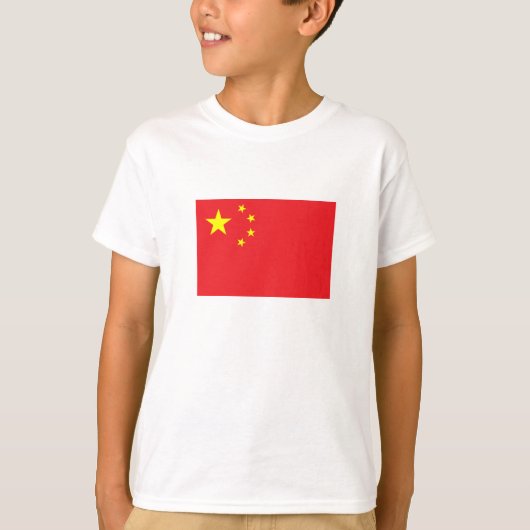 Chinesische Flagge T-Shirt (Vorderseite)