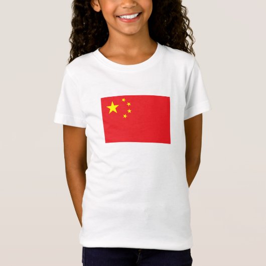 Chinesische Flagge T-Shirt (Vorderseite)