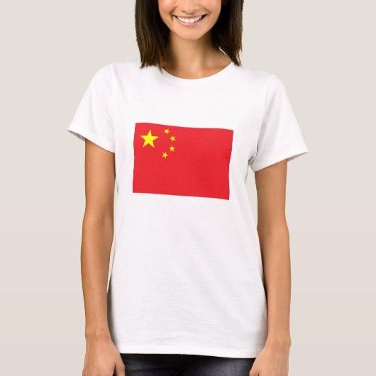 Chinesische Flagge T-Shirt (Vorderseite)