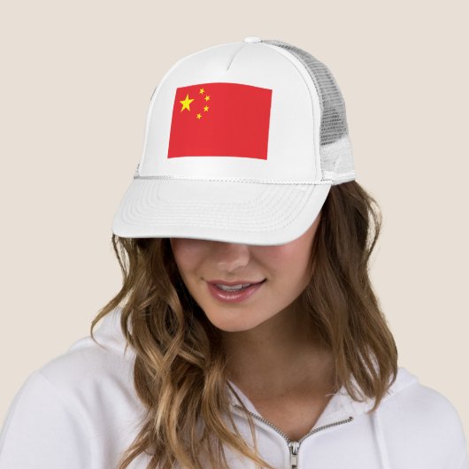 Chinesische Flagge Truckerkappe (Beispiel)