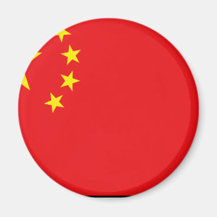 Chinesische Flaggen-T - Shirts und Geschenke Magnet