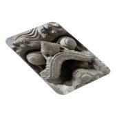 Chinesische Foo-Hund-Drache Granit-Fels-Skulptur Magnet (Rechte Seite)