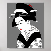 Chinesische Frau geisha Tradition