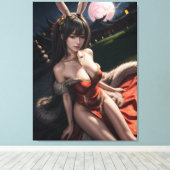 chinesische Frau Leinwanddruck (Insitu (Holzboden))