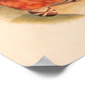 Chinesische Frauen Golf spielen, alte Poster-Werbu Poster (Ecke)