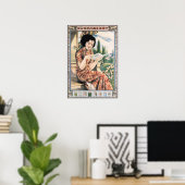 Chinesische Frauen Studie Old Shanghai Poster Toba (Heimbüro)