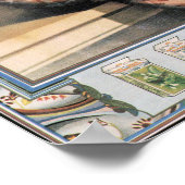 Chinesische Frauen Studie Old Shanghai Poster Toba (Ecke)