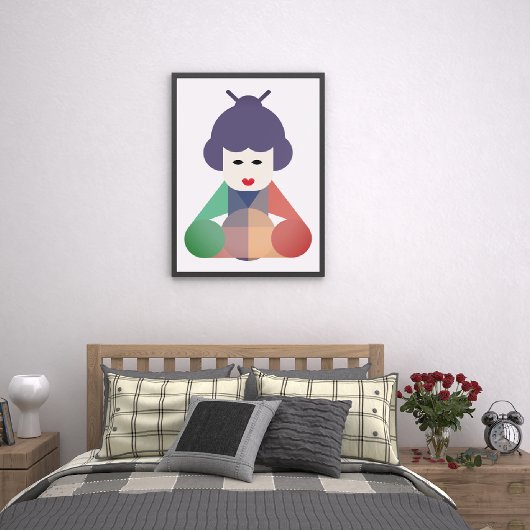 Chinesische Frauenkunst Leinwanddruck