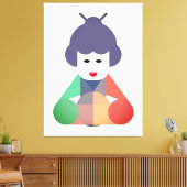 Chinesische Frauenkunst Leinwanddruck (Insitu (Wohnzimmer))