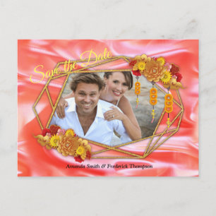 Chinesische Frühlingsfestspiele Ankündigungspostkarte