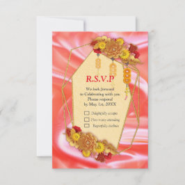 Chinesische Frühlingsfestspiele RSVP Karte