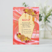 Chinesische Frühlingsfestspiele RSVP Karte (Stehend Vorderseite)