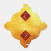 Chinesische FU Luck Laterne Tiger Jahr Gruß TOFB3 Geschenkschachtel (Ungefaltet)