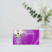 CHINESISCHE FÜNF ELEMENTE FENG SHUI SPIRITUELLE EN VISITENKARTE (Stehend Vorderseite)