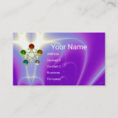 CHINESISCHE FÜNF ELEMENTE FENG SHUI SPIRITUELLE EN VISITENKARTE (Vorderseite)