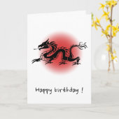 Chinesische Geburtstagskarte Karte (Gelbe Blume)