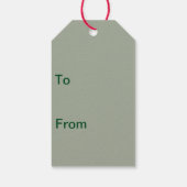 Chinesische Geschenketiketten Geschenkanhänger (Rückseite)