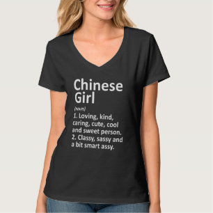 Chinesische Girl-China Funny Country Zuhause Roots T-Shirt