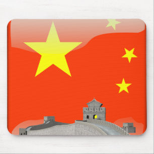 Chinesische glatte Flagge Mousepad