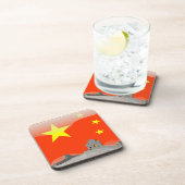 Chinesische glatte Flagge Untersetzer (Rechte Seite)