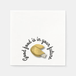 Chinesische Glückskekse Serviette