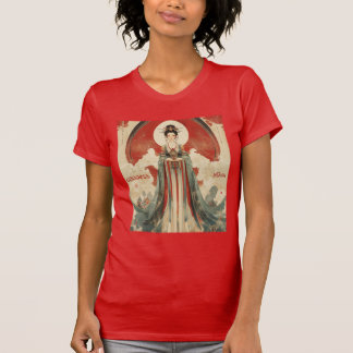 Chinesische Göttin Nuwa Mythological Art T - Shirt