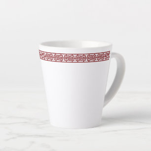 Chinesische Grenze Latte Tasse