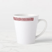 Chinesische Grenze Latte Tasse (Rechts)