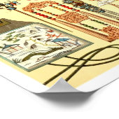 Chinesische Haarschmuck, Rank-Abzeichen und Talism Poster (Ecke)