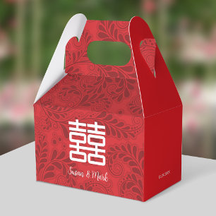 Chinesische Hochzeit Dankeschön-Box Geschenkschachtel