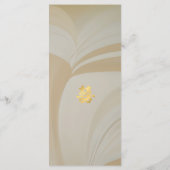 Chinesische Hochzeit der Modernen Kunst Menükarte (Rückseite)