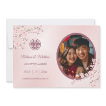 Chinesische Hochzeit doppeltes Glück Cherry Blosso