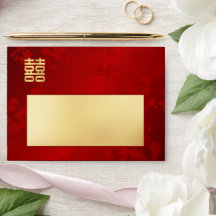 Chinesische Hochzeit Gold Rot