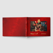 Chinesische Hochzeit im modernen Foto Gästebuch (Voll)