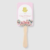 Chinesische Hochzeit in Rosa Fächer (Vorderseite)