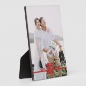 Chinesische Hochzeit mit doppeltem Glück personali Fotoplatte (Seite)