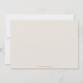 Chinesische Hochzeit mit doppeltem Glück - Save th Save The Date (Rückseite)