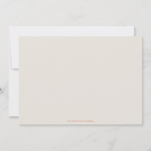 Chinesische Hochzeit mit doppeltem Glück - Save th Save The Date (Rückseite)