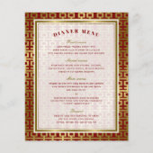 Chinesische Hochzeit mit Golden Double Happiness (Vorderseite)