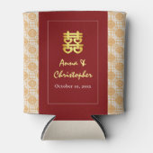 Chinesische Hochzeit peranakan Dosenkühler (Vorderseite)