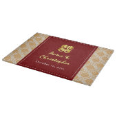 Chinesische Hochzeit peranakan Schneidebrett (Ecke)