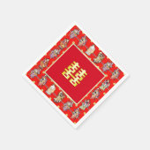 Chinesische Hochzeit viel Glück Servietten Serviet (Ecke)